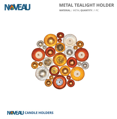 Table Top Tea Light Holder Copper /Gold/Silver Medium