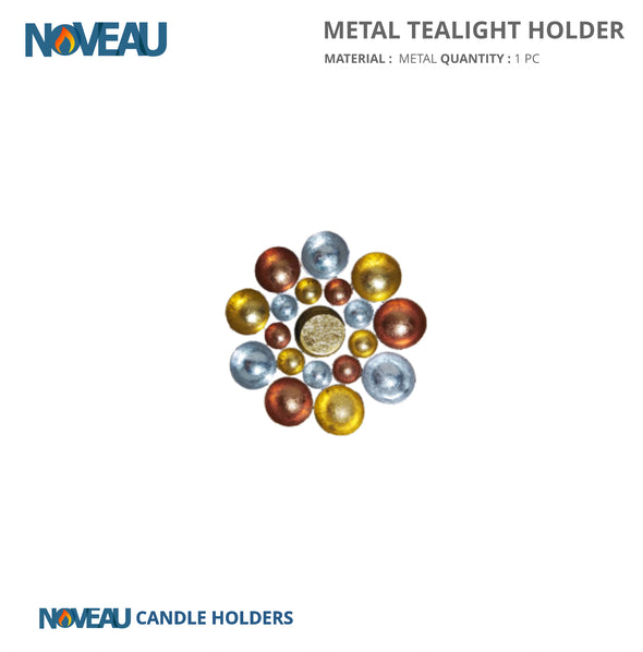 Table Top Tea Light Holder Copper /Gold/Silver Mini